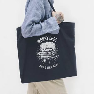 Blue tote bag